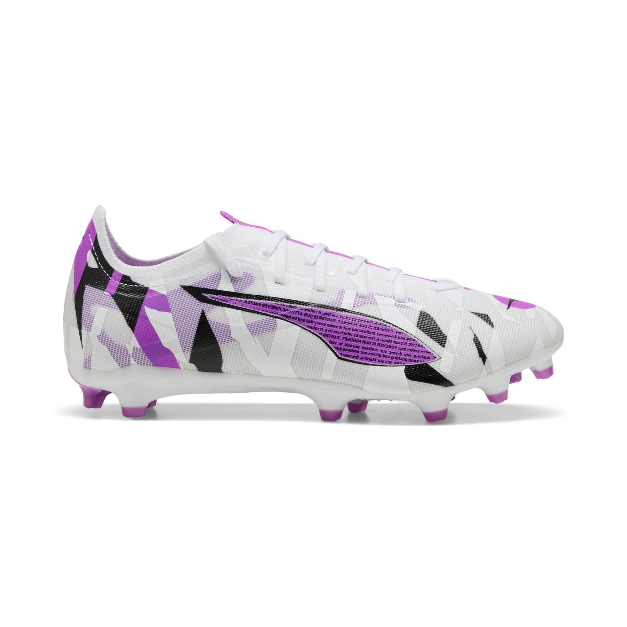 PUMA Ultra 5 Match Forever "White/Purple" Men's Soccer Cleat